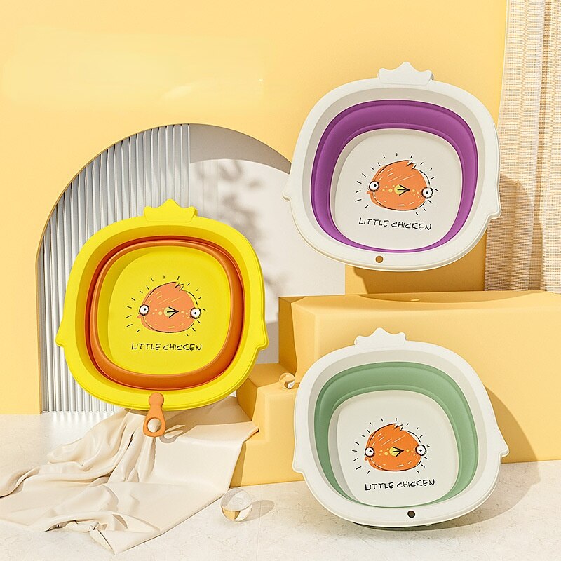 Platz freundlicher Waschbecken Klapp Baby Waschbecken Tragbare freundlicher Waschbecken Klapp Becken Kleinkind