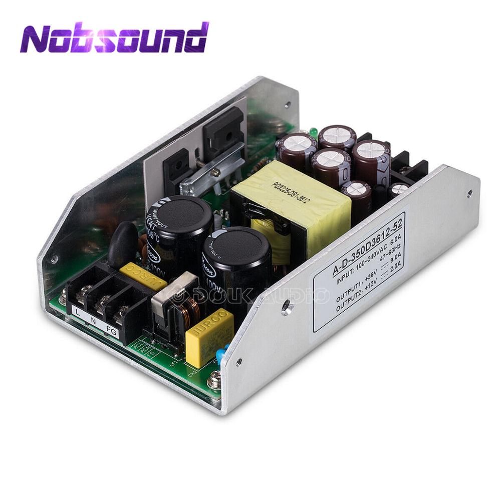 Nobsound 350W Dual Output Hi-Fi Digital Power Amplifier Switching Power Supply 36V 9A / 12V 2A