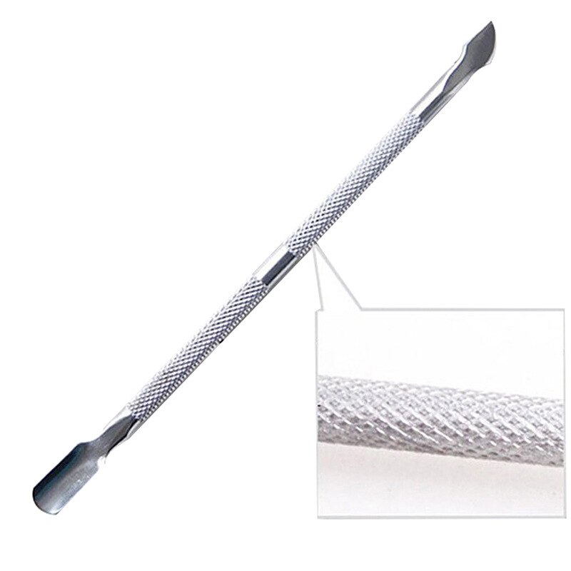 Set van 1pc/ 4 stuks nagelaccessoires, nagelriemduwer, verwijder dode huid, frustratie, dode huid, dubbele kop, roestvrijstalen manicureset