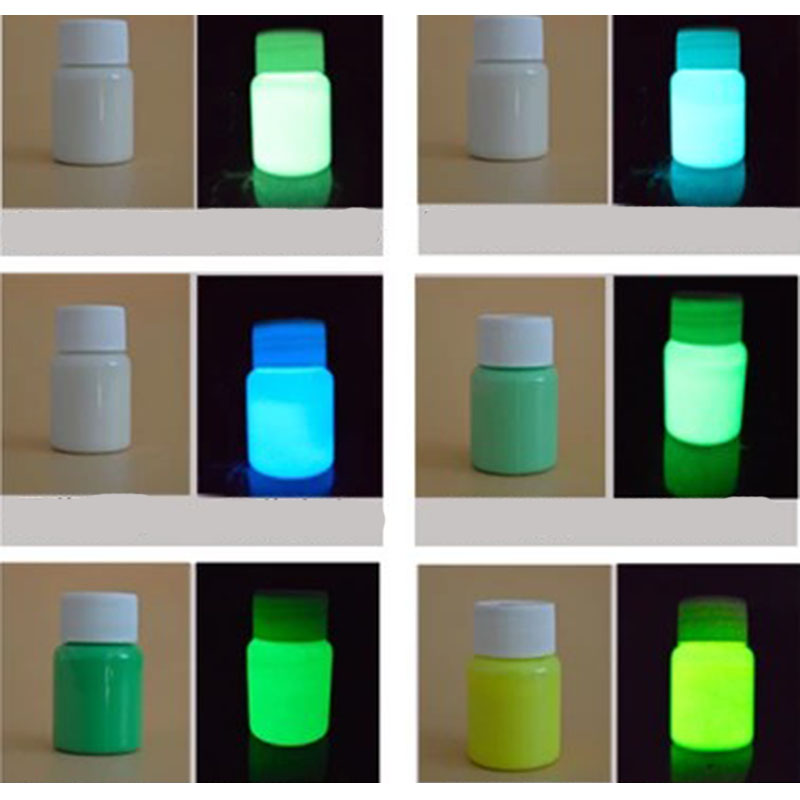 12 färg neon fluorescerande kroppsfärg uv växa i mörker ansiktsmålning självlysande färger pigment festival fest halloween sminkverktyg