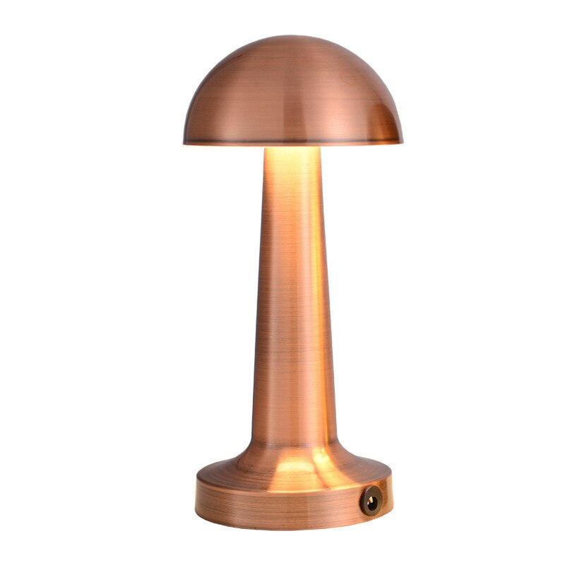 LED Bar Table Lamp Bar/Coffee/Restaurant Desktop Decor Night Light Rechargeable Touch Sensor Wireless Bedroom Reading Lamp: C Bronze