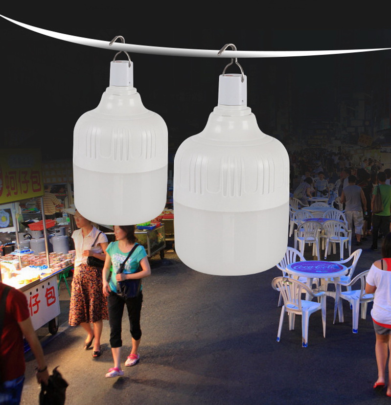 LED Noodverlichting Lamp 3 Mode Oplaadbare Batterij Verlichting Lamp Outdoor Camping Nachtlampje 20W 30W 40W 100W