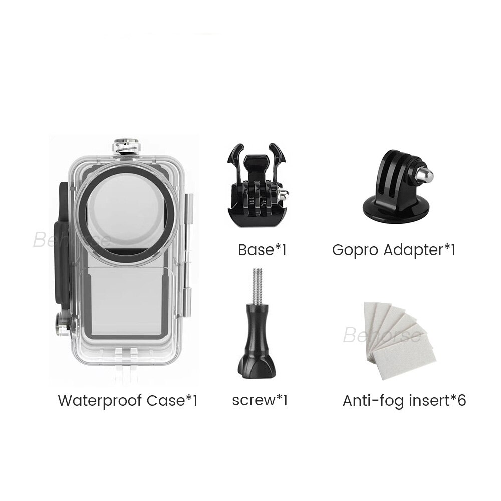 DJI Aktion2 Wasserdichte fallen 45M Kamera Tauchen Gehäbenutzen Abdeckung Schutzhülle Hülse für Aktion 2 Sport Kamera Zubehör: Typ 2