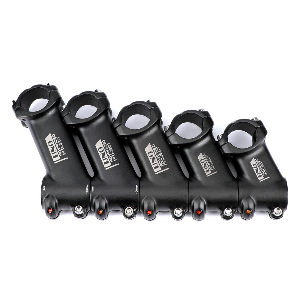 UNO 25 stopni Droga mostek rowerowy kierownica mtb trzon wspornik rowerowy Handlear pion stop 31.8mm 70/80/90/100/110mm części robić roweru górskiego
