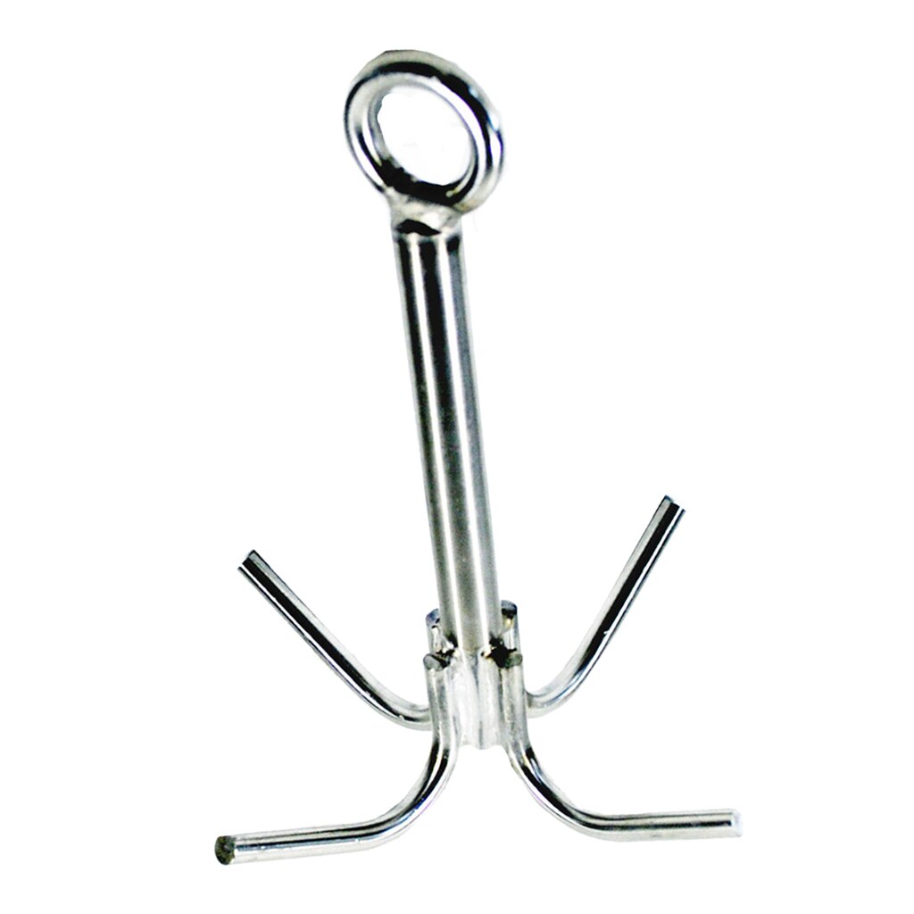 4 Claw Boat Marine Anchor Grapple Hook 270mm, Stainless Steel