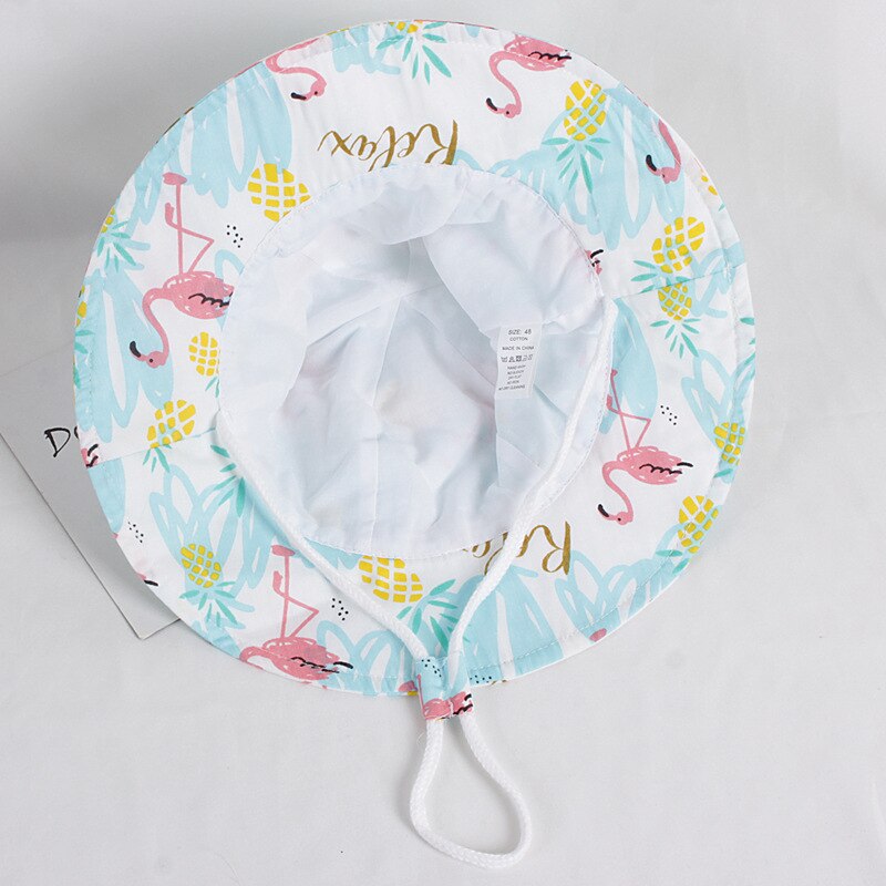 Graffiti freundlicher hüte Schlüsselband fischer hüte sommer atmungs sonnenschirm Baby hüte