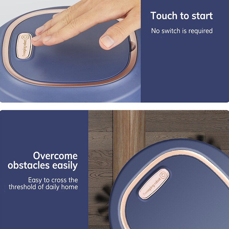 Smart Robot Sweeping Vacuum Cleaner Small Household Appliances Charging Cleaning Machine Automatic Vacuum Cleaner Пылесос