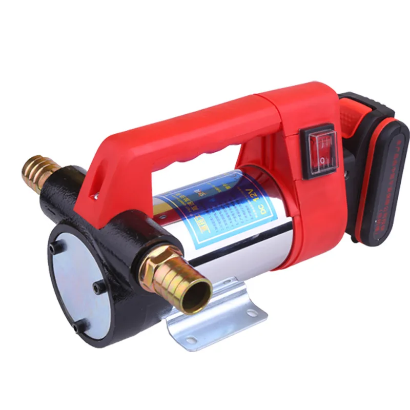 Lithium Battery High-power Diesel Oil Pump Battery Charging Self-priming Diesel Oil Pump 24v2000mAh: Default Title