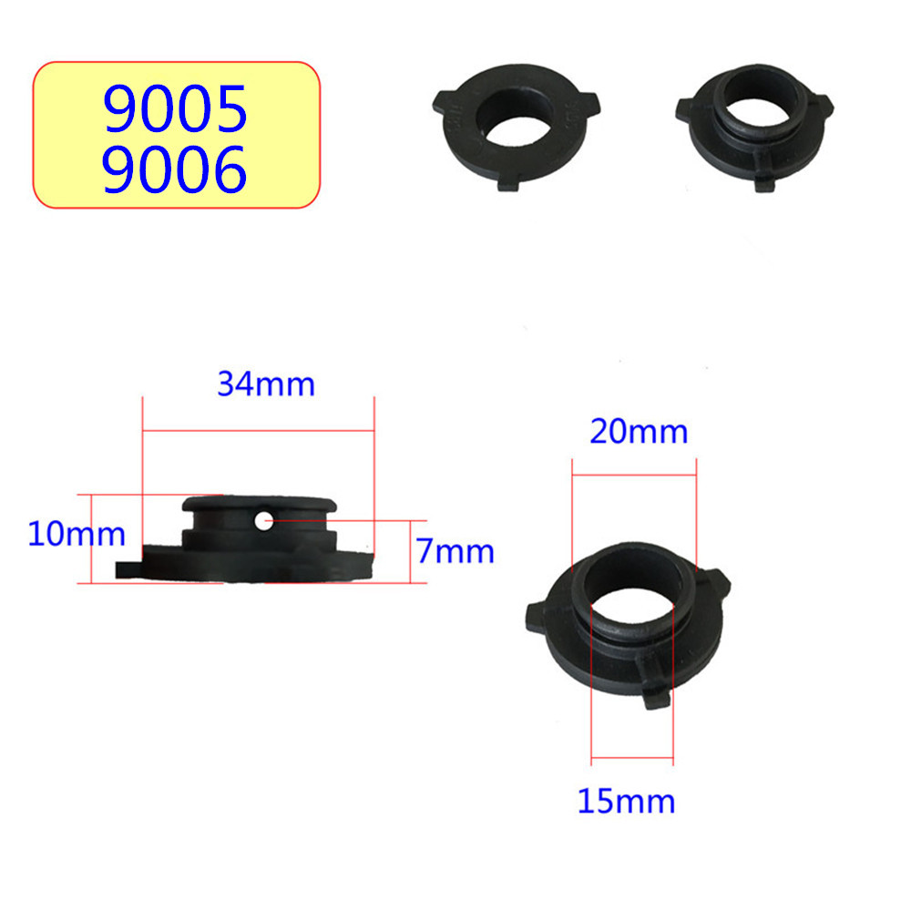 2Pcs H7 LED Headlight Adapter Holder Base For Led H1 H4 H11 H8 H9 H13 9004 9005 9006 9007 880 Headlamp Sockets LED Bulbs