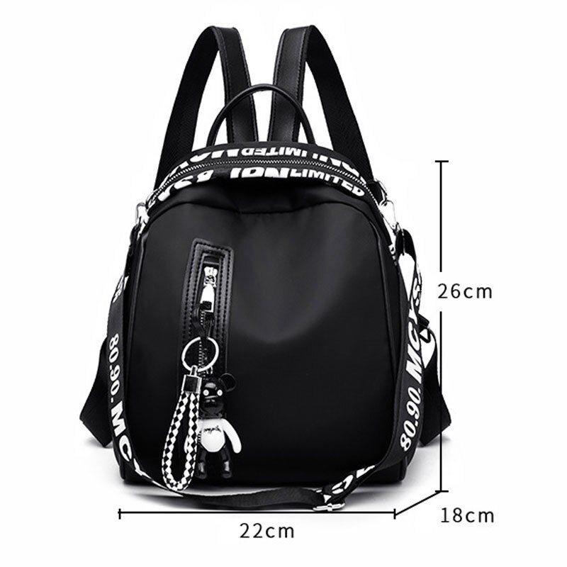 Frauen Rucksack einfarbig Oxford tuch Hochschule Wind schule tasche reise Trend schulter tasche