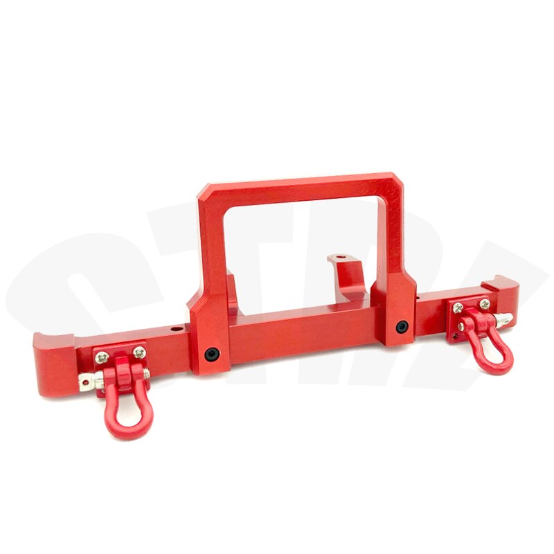 Metalen Voorbumper, geschikt Voor Wpl C14 C24 C24-1 1/16 Mn D90 D91 MN96 MN99 MN99s 1/12 Afstandsbediening Auto Upgrade Onderdelen: MN Type B Red