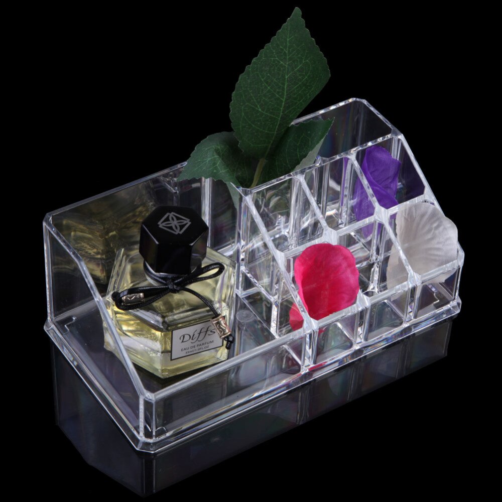 Manicure File Organizer Transparent Acrylic Box Nail Art Storage Case Empty Nail Brush Pen Holder Makup Organizer Box Container