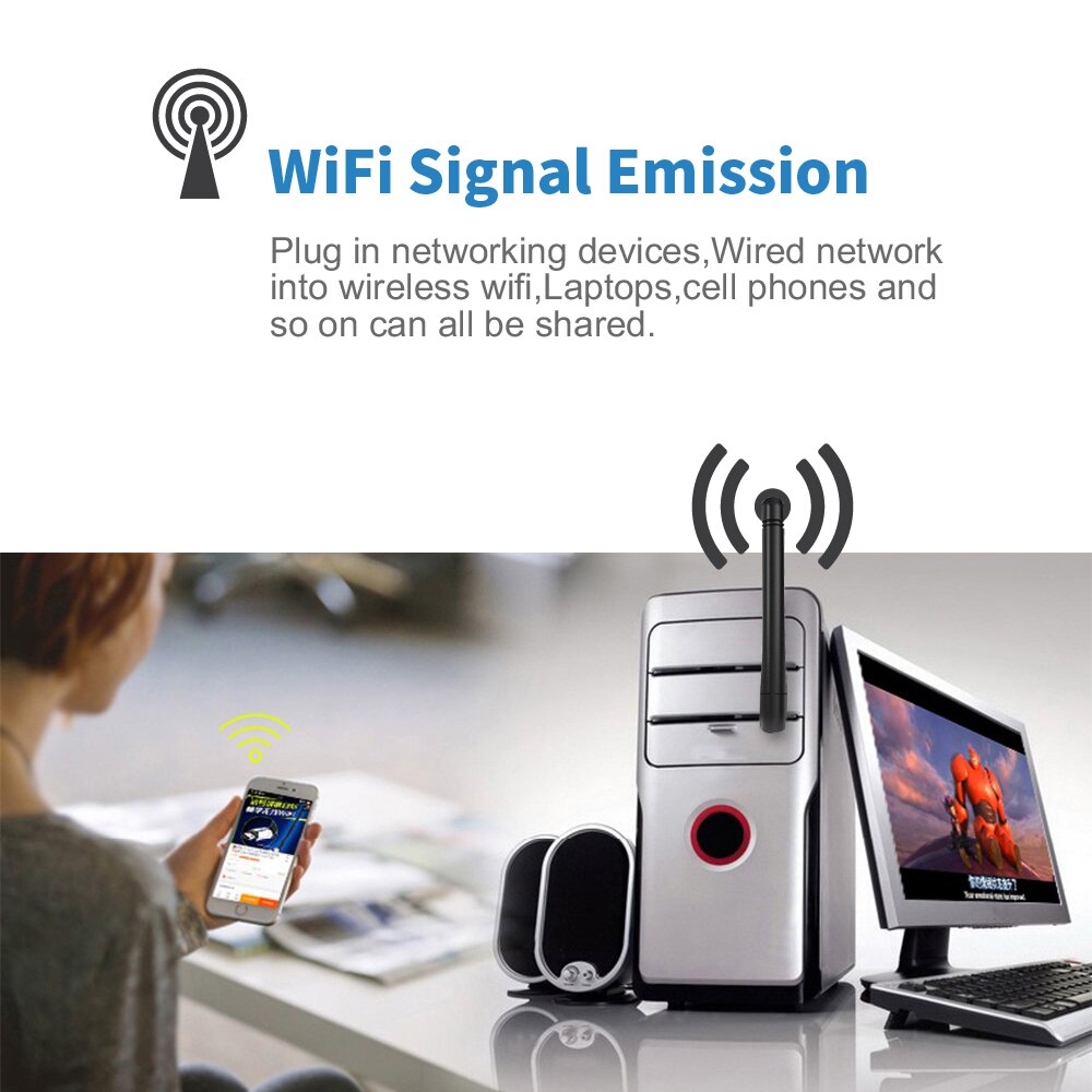 USB Wifi Adapter 5.8GHz+2.4GHz Wi-fi Receiver High Speed 600Mbps Wi-fi Antenna Wireless PC Network Card 802.11ac