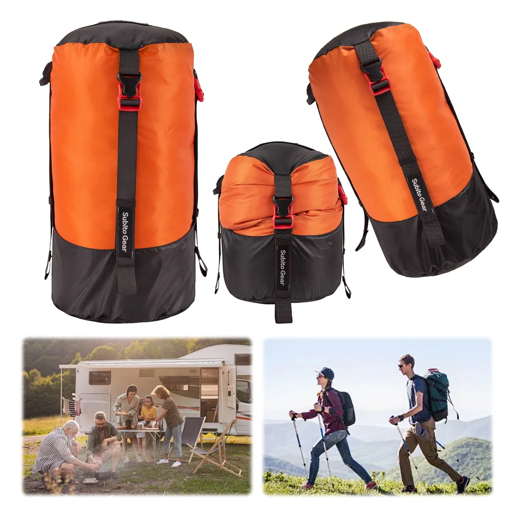Camping-Schlafsack, Kompressionspack, wasserdicht, ultraleicht, Schlafsack, Mehrzweck, platzsparend, für Daunenjacken