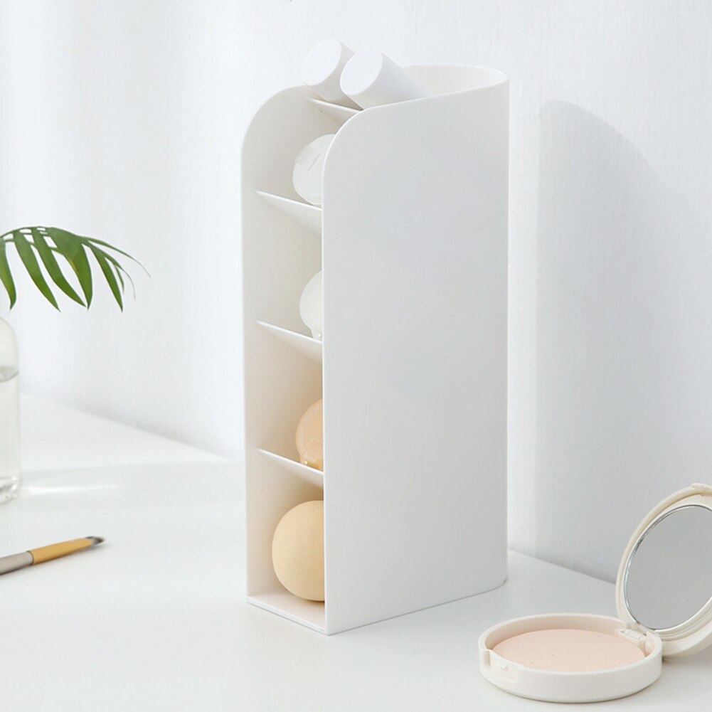Vertical Storage Box Pencil Pen Brushes Cosmetics Tool Holder Organizer Case