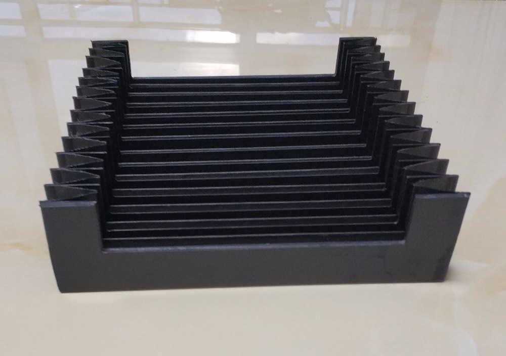 U Type machine tools protection bellows, Inside:120x22,Outside:160x42,Lmax: 400mm