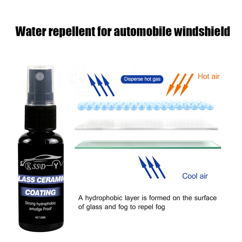 50ml Automobile Windows Anti Fog Anti-rain for Cars Nano Hydrophobic Coating