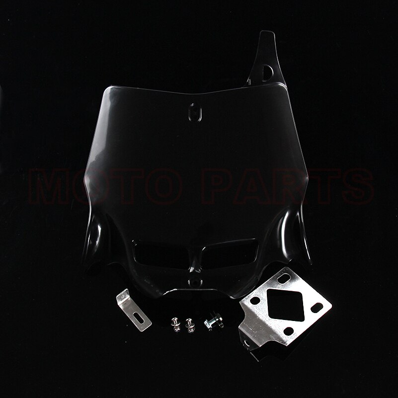 Plaque d'immatriculation universelle 250CC-450CC | Dirt Pit Bike, Motocross, plaque frontale pour revêtement en plastique