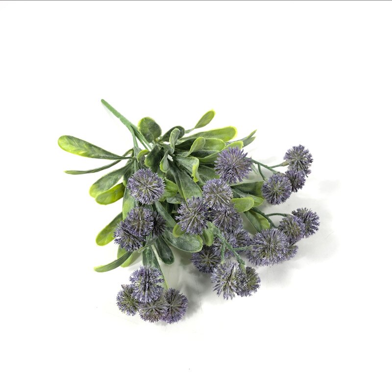 Persil artificiel fleur plante boule de fruits en plastique pissenlit fleur branche maison boutique mariage Table décor: Pourpre