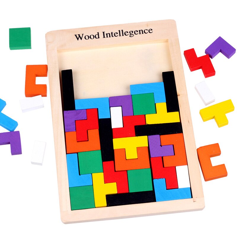 40 Pcs Hout Intellegence Onderwijs Bordspel Voor Kinderen Beste Cadeau Houten Grappig Spel