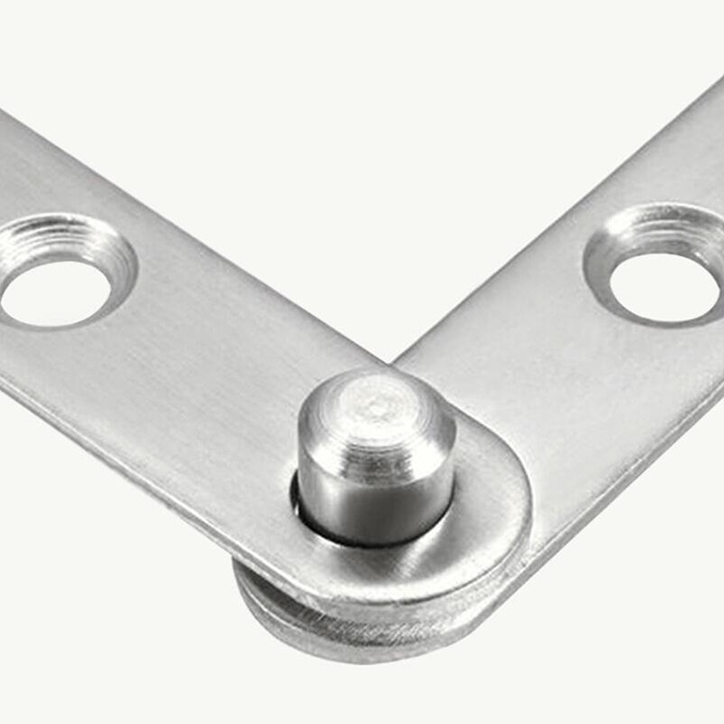 1pc Rotating Hinge Stainless Steel Rotating Door Pivot Hinge Tone Rotary Hareware Supplies Side Shaft Turning Window Hinge