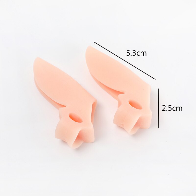 2Pcs Richter Siliconen Teen Duim Bunion Separator Corrector Dejuanete Gezondheid Protector Voor Hallux Valgus Voeten Pedicure Gereedschap