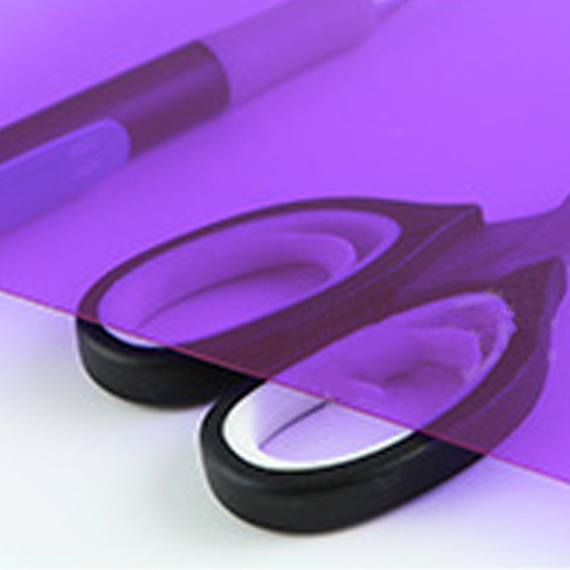 Transparente PVC-Folie für Fotografie, Blitz-Farbfilter, Gelfolie, Farbacetat, A4, klare Folie, Kunststofffolie, 0,3 mm Dicke, DIY: Lila