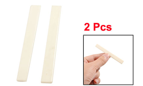 NAAIT 2 Stuks Spare Part Beige Plastic Bridge Zadel Moer voor Klassieke Gitaar
