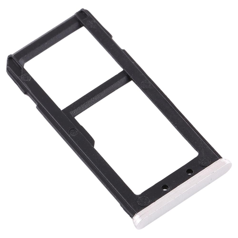 SIM Karte Tablett + SIM Karte Tablett/Mikro SD Karte Tablett für Nokia 6 TA-1000 TA- 1003 TA-1021 TA-1025 TA-1033 TA-1039: Weiß