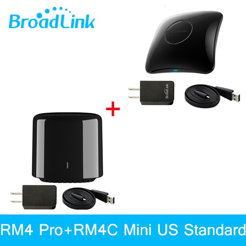 Broadlink RM Pro RM4 RM4C Mini IR + RF + 4G télécommande intelligente universelle pour Ios Android pour Google Home Alexa