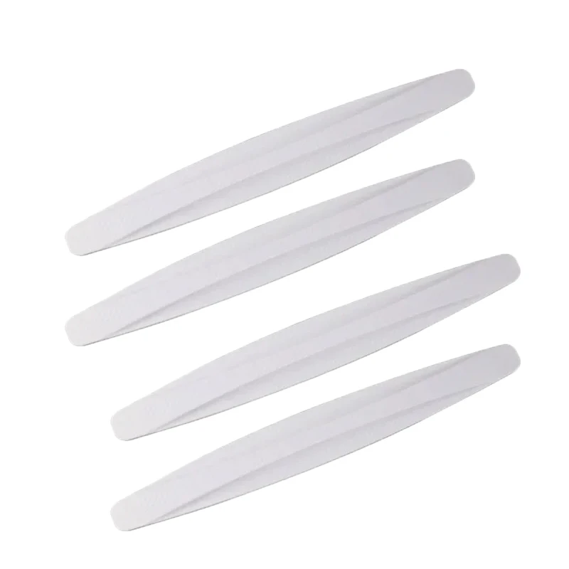Protector Universal de parachoques delantero y trasero para coche, cubierta de parachoques de goma, tira protectora de labio, tira decorativa para parachoques, 2/4 Uds.: Rosa