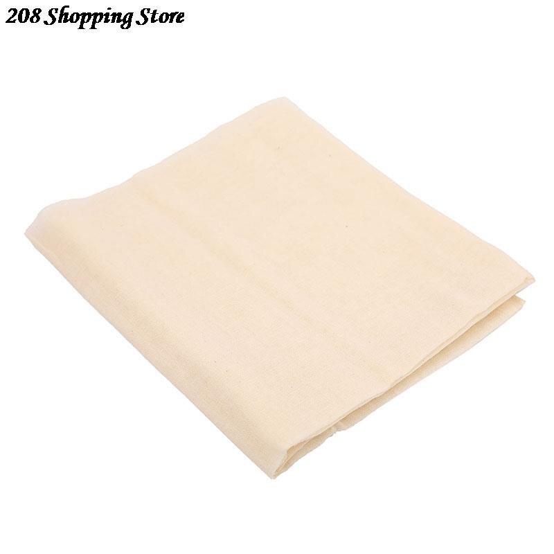 1.5 Yards Reusable Cheesecloth White Cotton Gauze Muslin Cheesecloth Fabric Butter Cheese Wrap Cloth Cheese Grater Kitchen Tools