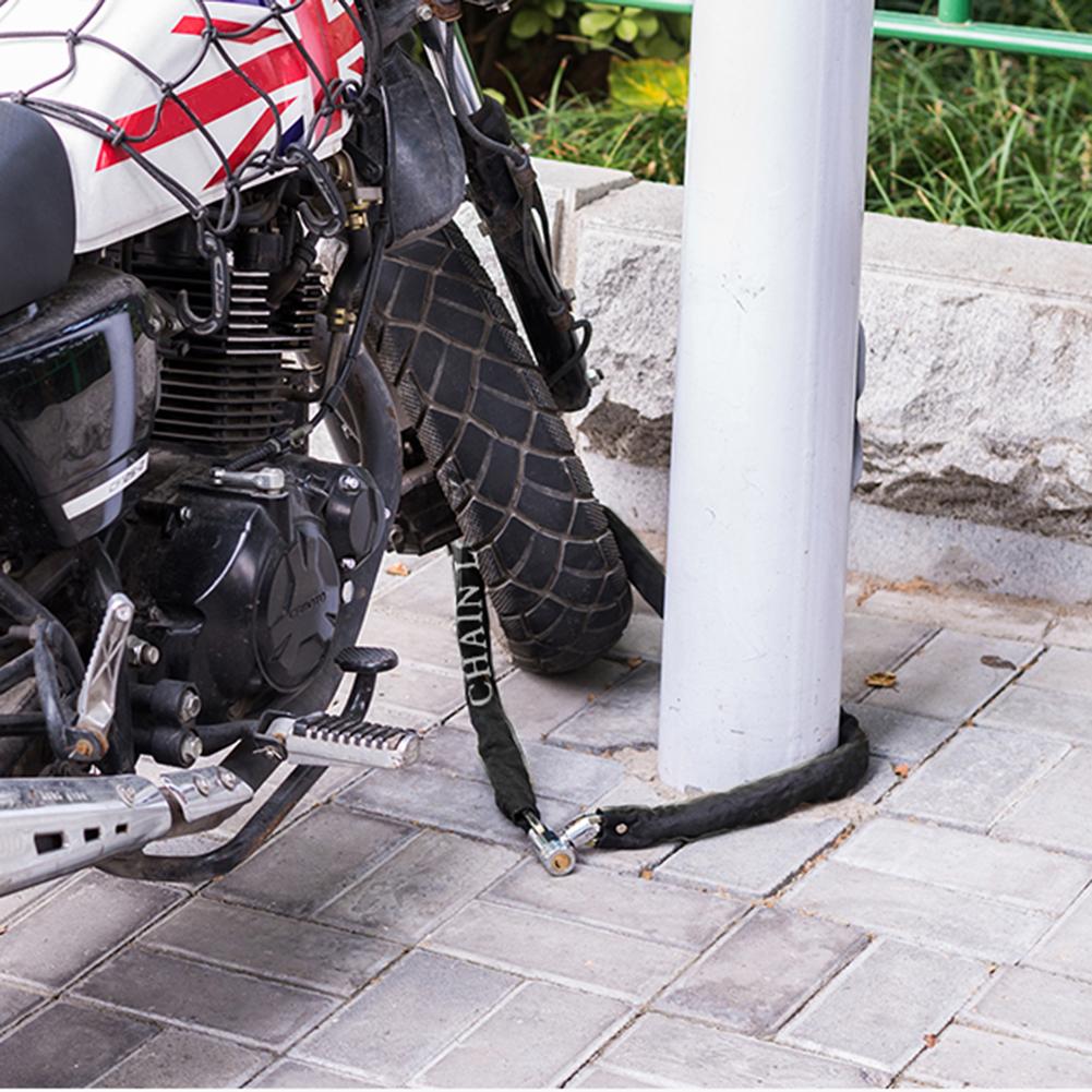 Bike Chain Lock Outdoor Bike Protector Cycling Chain Lock Safe Anti-Theft Bicycle Chain Lock For Motorcycle Lock