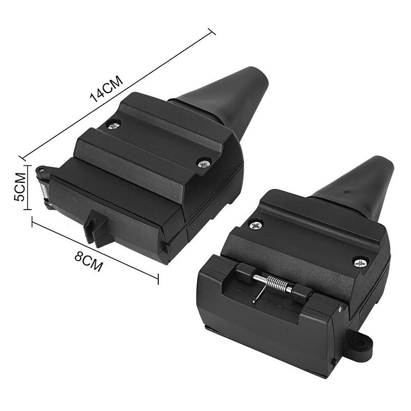 EGO 12 PIN MALE FLAT PLUG TRAILER ADAPTOR CARAVAN CAMPRE WIRING TRUCK CAR PLUG CONNECTOR