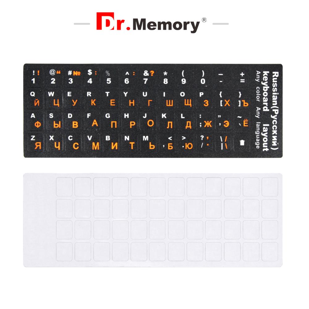 RU Russian Computer Laptop Keyboard Sticker Layout Protective Film Russian Keyboard Stickers
