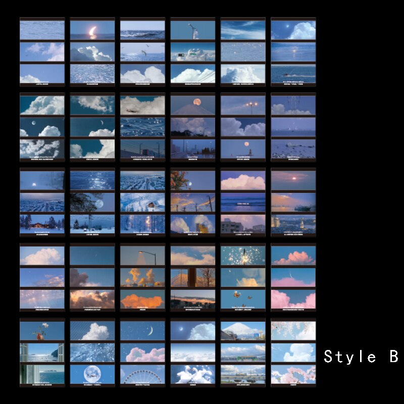 Mr.Paper 30 Pcs/box 2 Designs Sakura Time Traveler Series Ins Style Postcards Writing Greeting Decor Collage Material: B