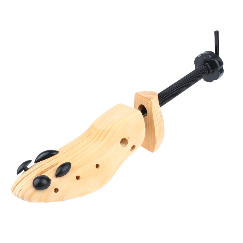 Unisex Wooden Shoes Stretcher Expander Adjustable Shoe Tree Shoes Care S/M/L: L (42-46)