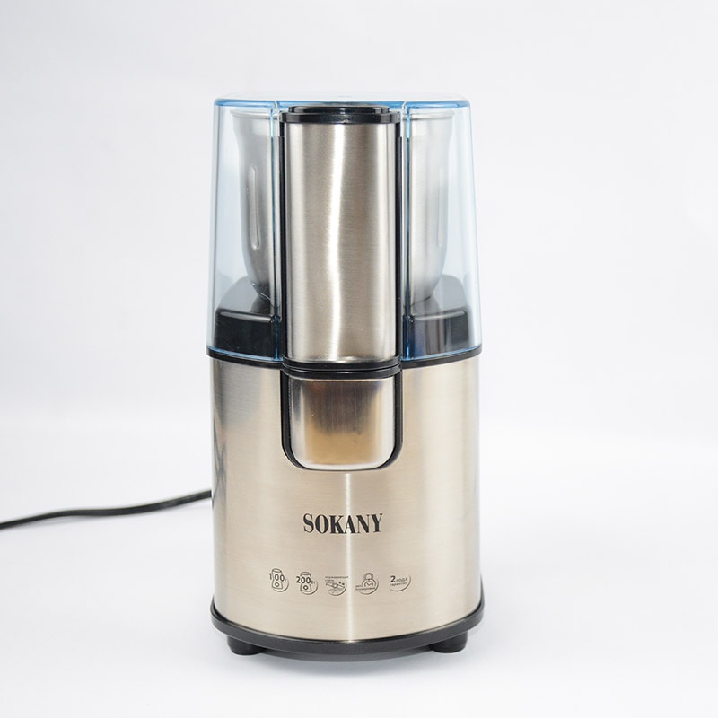 Electric Coffee Grinder Spice Maker Stainless Steel Blades Coffe Beans Mill Herbs Nuts Cafe Home Kitchen Tool: Default Title