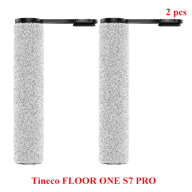 Accessories For Tineco FLOOR ONE S7 PRO Spare Soft Roller Brush HEPA Filter Cordless Vacuum Cleaner Parts Replacement Kit: Dark Grey