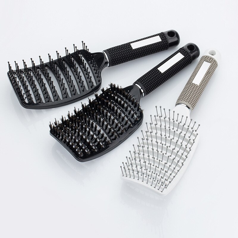 salon use brushes hair salon supplies comb Hairdresser comb hair afro Hair brushes For barber pink Massage comb