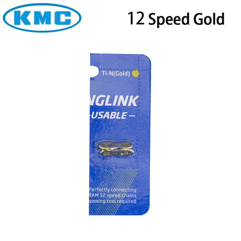 KMC – maillons de chaîne de vélo de route, 6/7/8/9/10/11 vitesses, une paire, or argent, pour Shimano