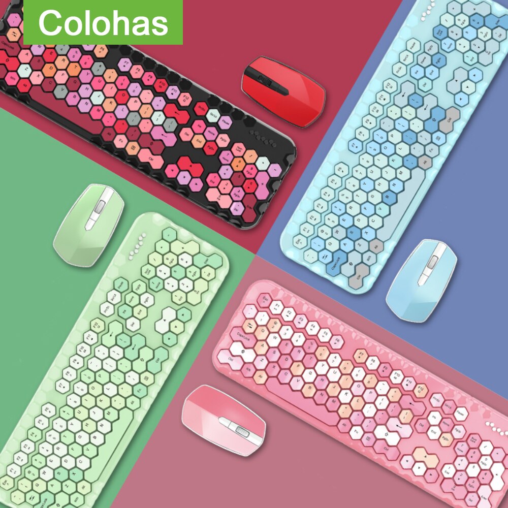 2.4G Wireless Keyboard Mouse Set For Laptop Computer PC Gamer Gaming Keyboard Mouse Mice Slient Button Computer Keypad