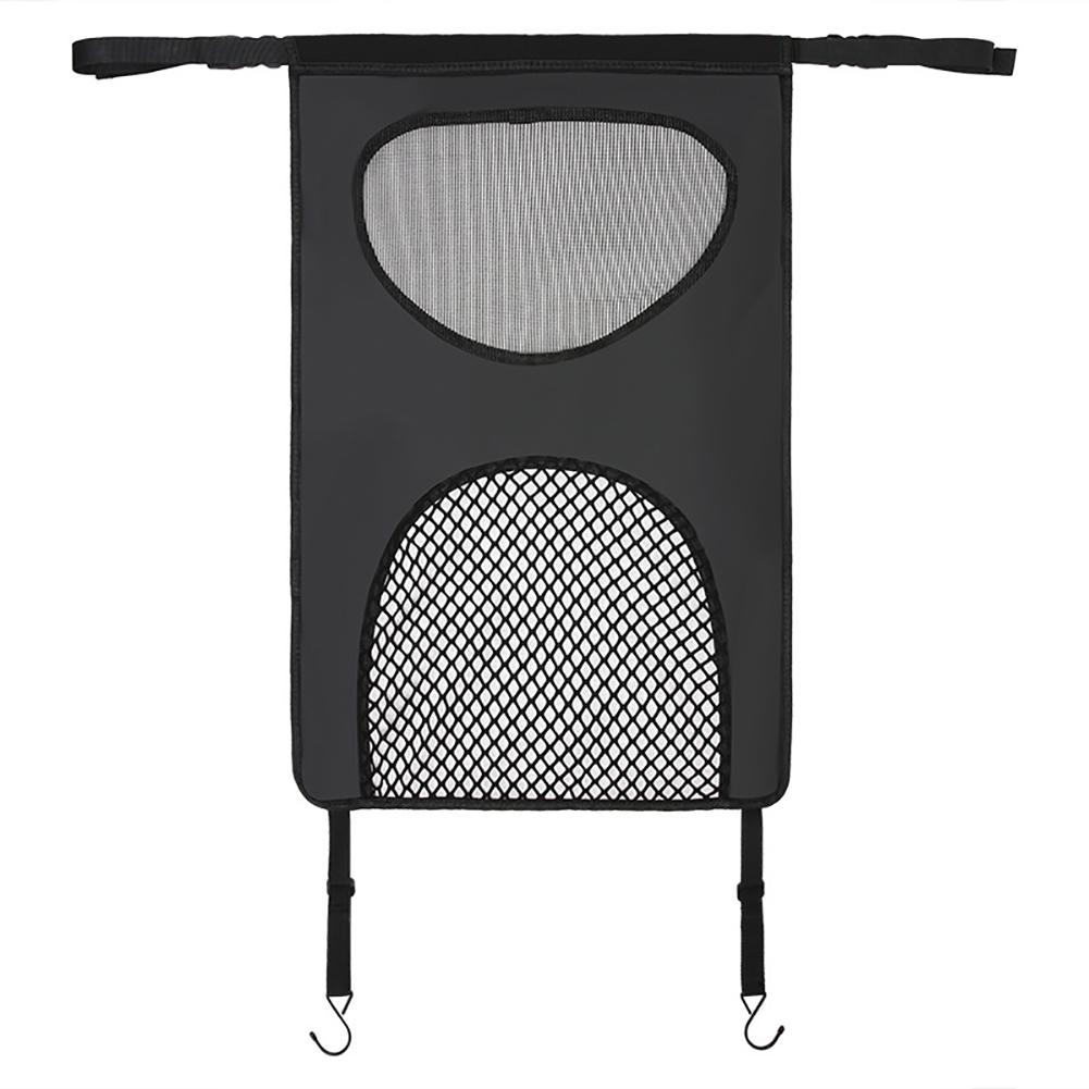 Nylon fabric Oganizer Car Pet Net Barrier Auto Lightweight Safety Mesh black Backseat Barrier Universal For Car SUV Truck: Default Title