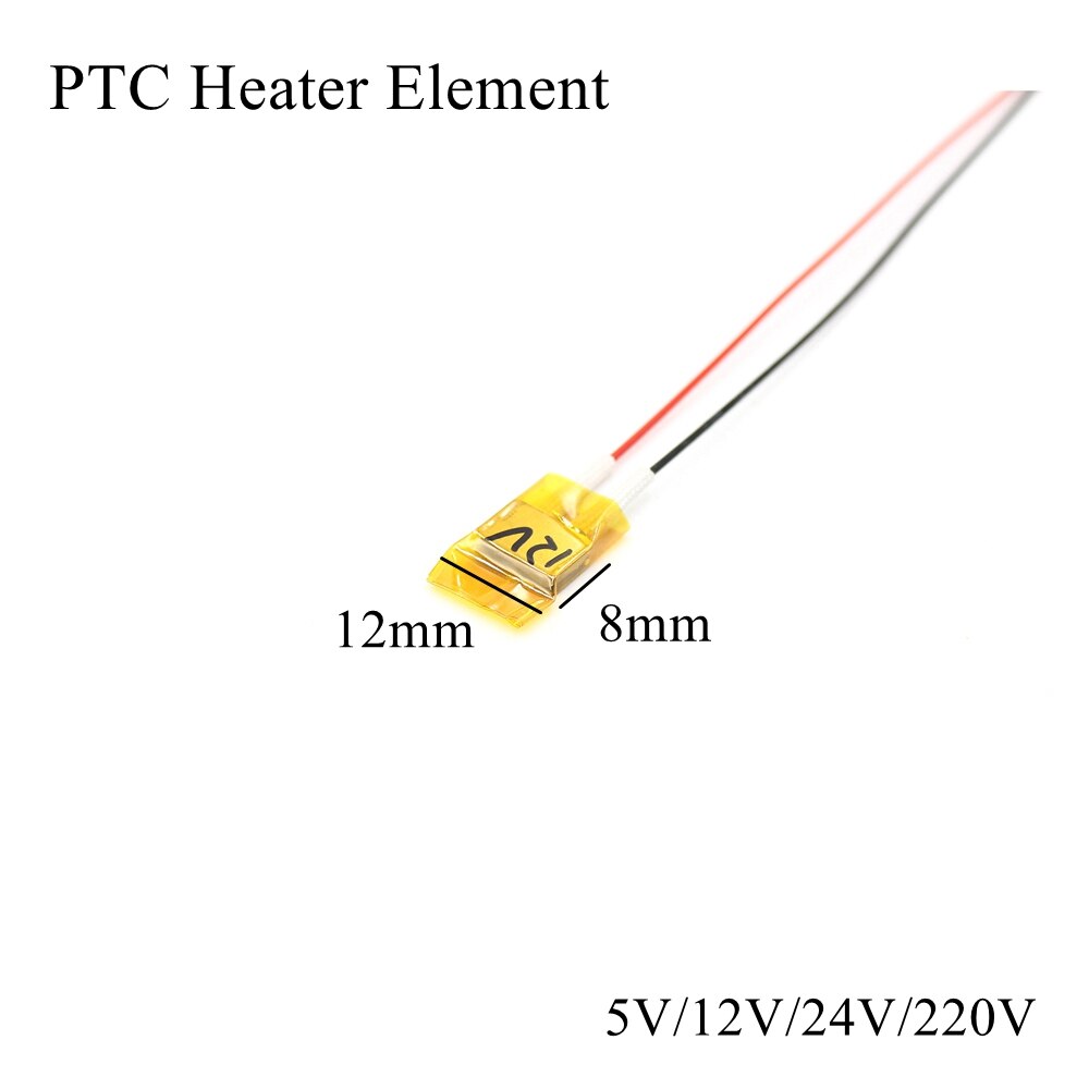 12V 24V 220V PTC Heizung Film Keramik Heizung Air Fan Wärme Thermostat Konstante Temperatur Thermistor Platte Element 12 24 220