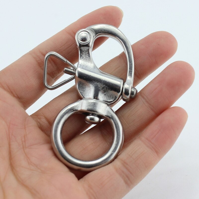 Round Stainless Steel Quick Release Swivel Shackle Mayitr Marine Boat Anchor Chain Eye Shackle Swivel Snap Hook Hardware