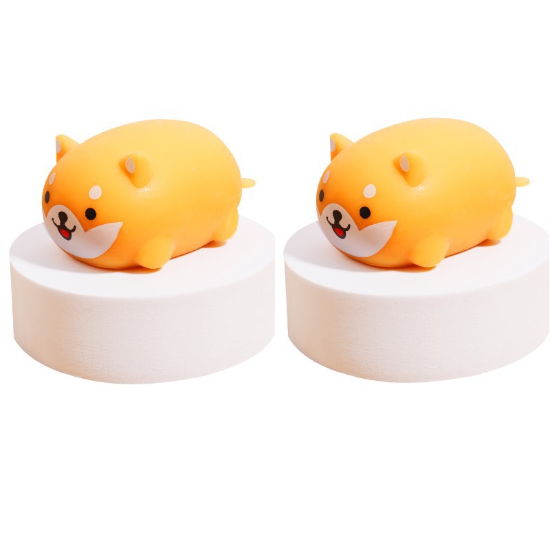 Shiba Inu dekompresja Liczba Piłeczka antystresowa słodkie zwierzątko dekompresja ciągnąć pies ściskać kratka wentylacyjna zabawkowa Liczba Piłka kreatywna zabawka: Default Title