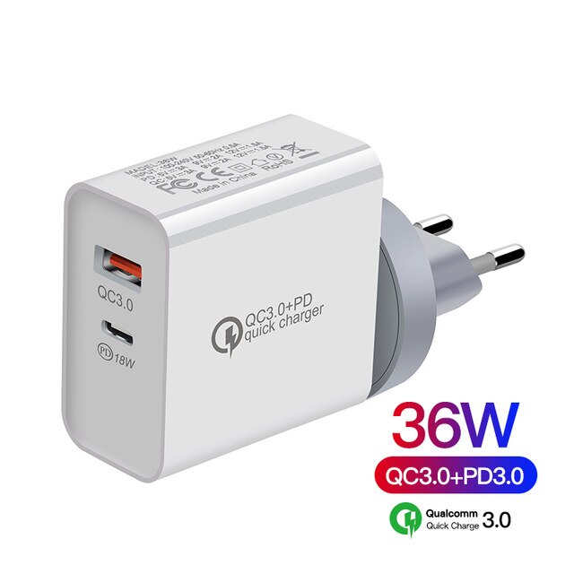 15w rápido qi carregador sem fio para iphone 12 11 xs max xr x 8 3 em 1 estação de carregamento para apple watch 6 5 4 3 2 iwatch airpods pro: Only 36W EU Plug