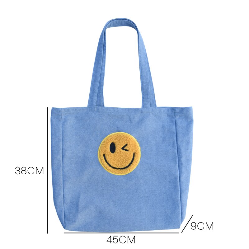 Youda Original Frauen Große Schulter Taschen Damen Handtaschen Weibliche Denim Tote Einfache Stil Mädchen Tasche Nette Handtasche