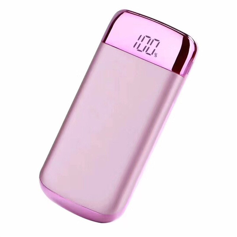 30000Mah Power Bank Led Externe Batterij Poverbank Usb Powerbank Draagbare Mobiele Telefoon Oplader Voor Iphone Xiaomi Iphone: rose gold