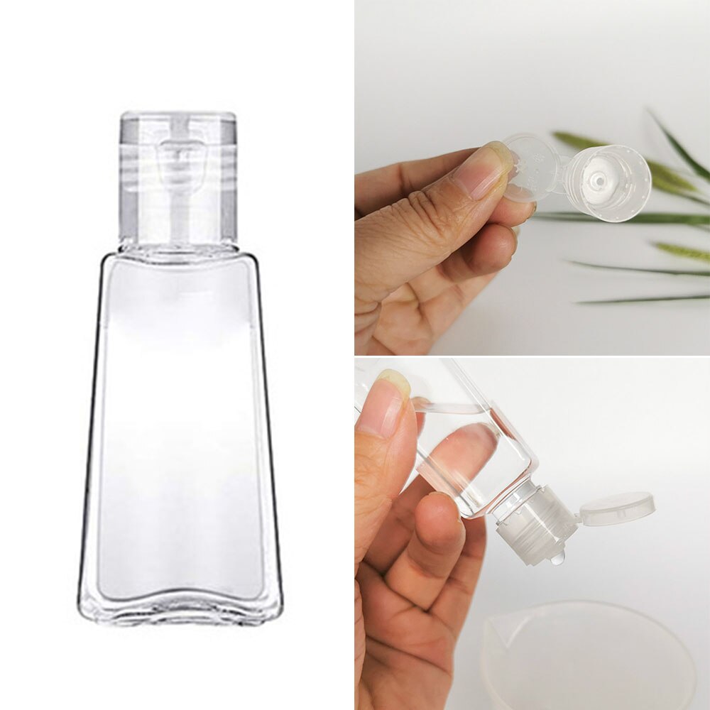 5/10/50 stücke 30ml Reise Kunststoff Klar Flaschen Container Leere Nachfüllbare Haut Pflege Flüssigkeit Hand Sanitizer Container